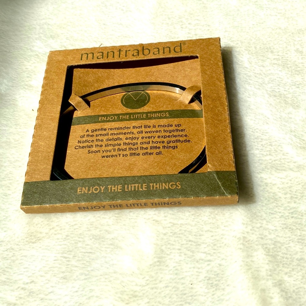 Mantra and bracelet